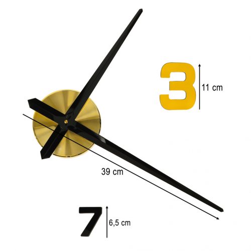 Matrica falióra 100-120 cm fekete arany