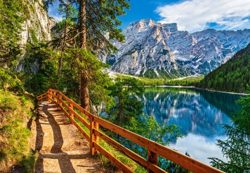 CASTORLAND Puzzle 1000el. Braies-tó, Olaszország - Braies-tó Olaszország