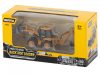 Exkavátor rakodó buldózer vödörrel Die-Cast fém modell H-toys 1704 1:50