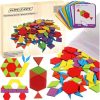 Oktatási puzzle - geometriai ábrák