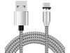 Mágneses Töltőkábel 3 az 1-ben Micro USB, Type-C és Lightning, 1m